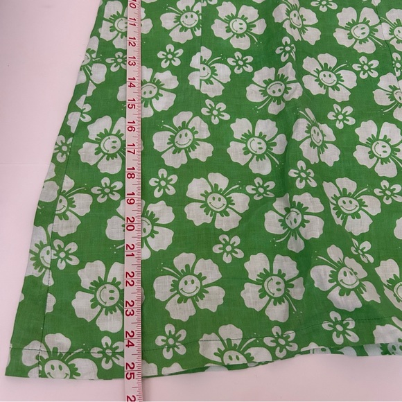 Holiday the Label Maldives Linen Happy Hawaii Lime Mini dress Small - Picture 8 of 10